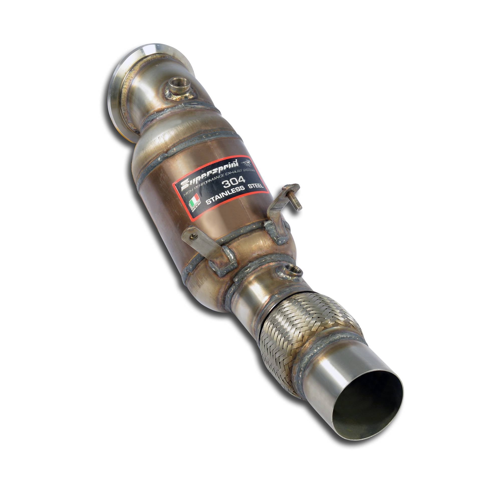 Supersprint BMW F20 / F21 LCI / A90 Supra (B48) Turbo Downpipe + Metallic Catalytic-Exhaust-Silicon Valley Bimmer