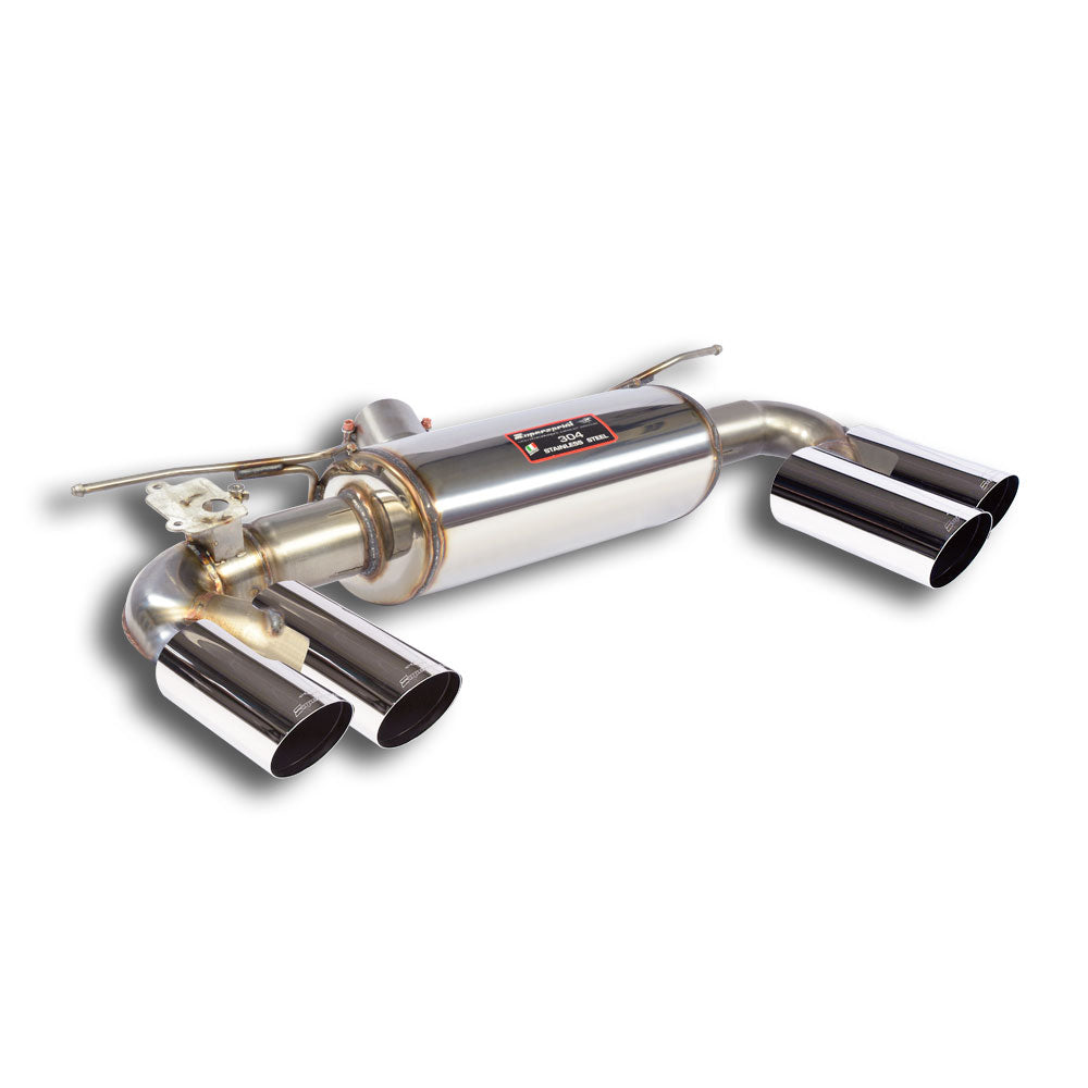 Supersprint BMW F22 2 Series Coupè 2013 -> 2017 Rear Exhaust Oo80 Right + Oo80 Left With Valve "Race Tips"-Exhaust-Silicon Valley Bimmer