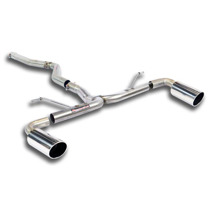 Supersprint BMW F30 / F31 2012 -> 2015 Connecting Pipe + Rear Pipe Right O100 - Left O100(Muffler Delete)-Exhaust-Silicon Valley Bimmer