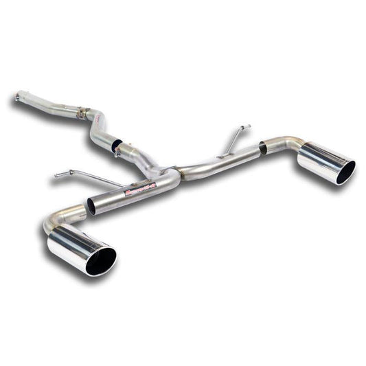 Supersprint BMW F30 / F31 2012 -> 2015 Connecting Pipe + Rear Pipe Right O100 - Left O100(Muffler Delete)-Exhaust-Silicon Valley Bimmer