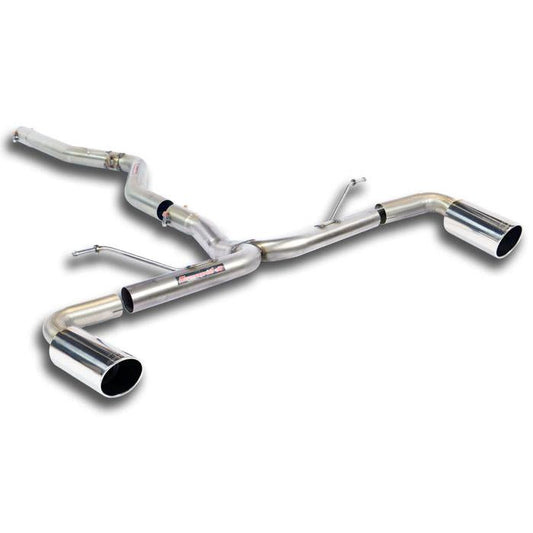 Supersprint BMW F30 / F31 2012 -> 2015 Connecting Pipe + Rear Pipe Right O90 - Left O90(Muffler Delete)-Exhaust-Silicon Valley Bimmer