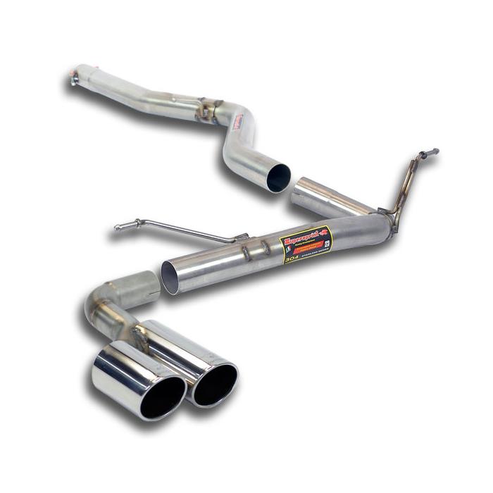Supersprint BMW F34 GT 2013 -> 2016 Connecting Pipe + Rear Pipe Oo80(Muffler Delete)-Exhaust-Silicon Valley Bimmer