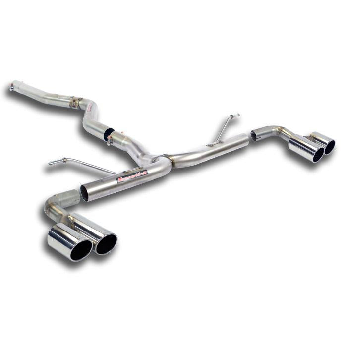 Supersprint BMW F34 GT 2013 -> 2016 Connecting Pipe + Rear Pipe Right Oo80 - Left Oo80(Muffler Delete)-Exhaust-Silicon Valley Bimmer