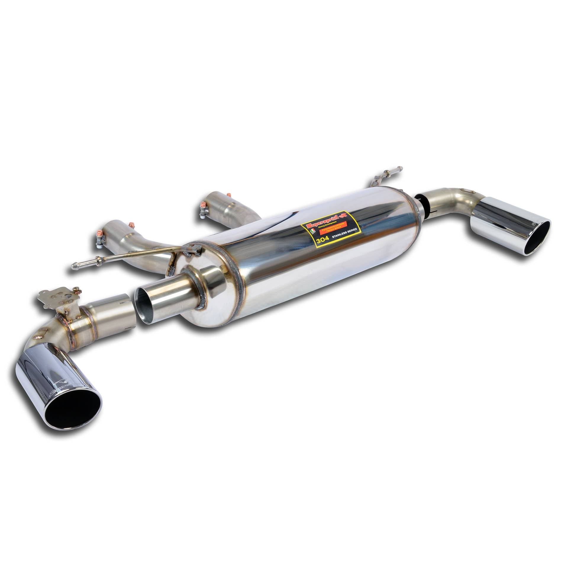 Supersprint BMW F34 GT 2013 -> 2016 Rear Exhaust Right O100 - Left O100 With Valve-Exhaust-Silicon Valley Bimmer