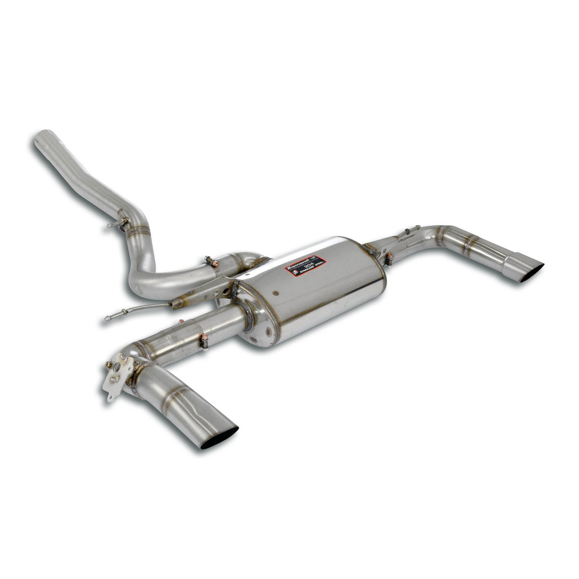 Supersprint BMW F44 2 Series Gran Coupè Rear Exhaust Right - Left With Valve-Exhaust-Silicon Valley Bimmer