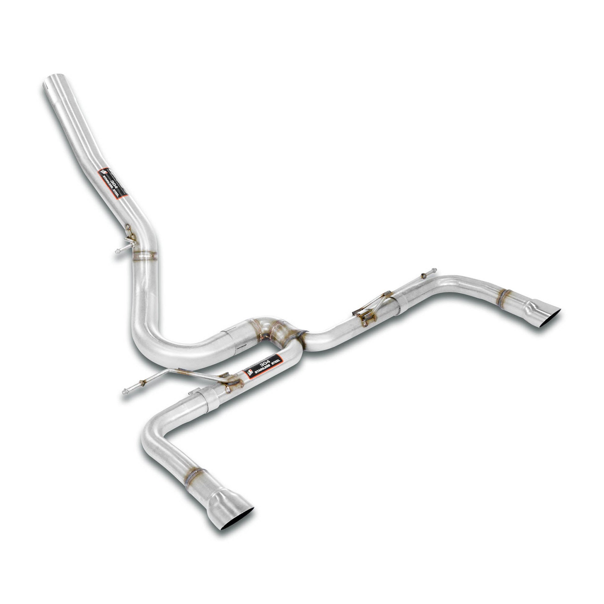 Supersprint BMW F44 2 Series Gran Coupè Rear Y-Pipe Right - Left (Muffler delete)-Exhaust-Silicon Valley Bimmer