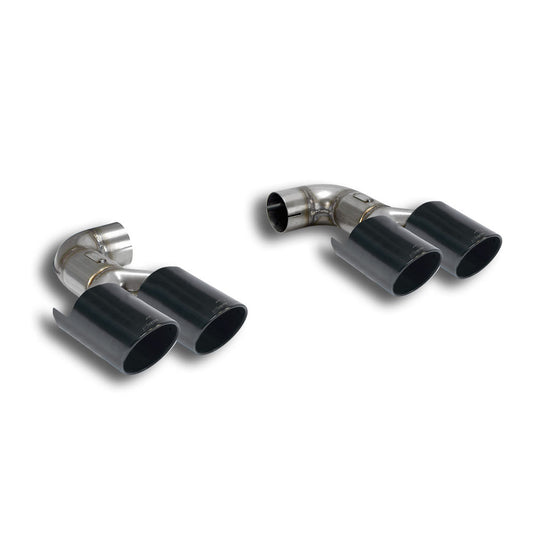 Supersprint BMW F85 X5M / F86 X6M Endpipes Kit Oo90 Right- Oo90 Left "Gun Metal Grey"-Exhaust-Silicon Valley Bimmer