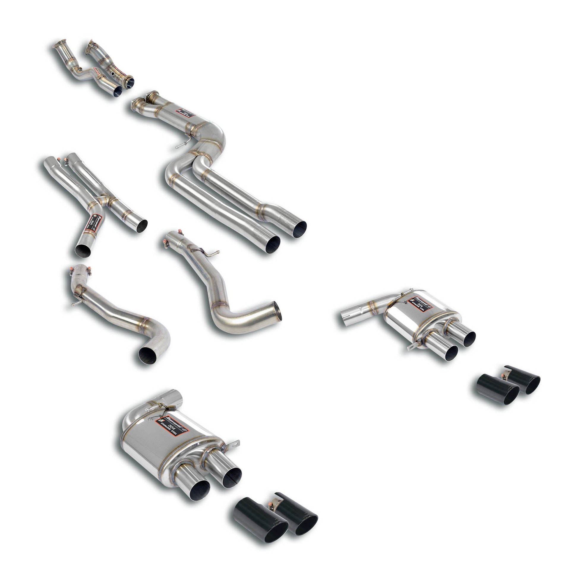 Supersprint BMW F87 M2 Competition J-Pipe Race Package (Deeper tone, no rasp)-Exhaust-Silicon Valley Bimmer