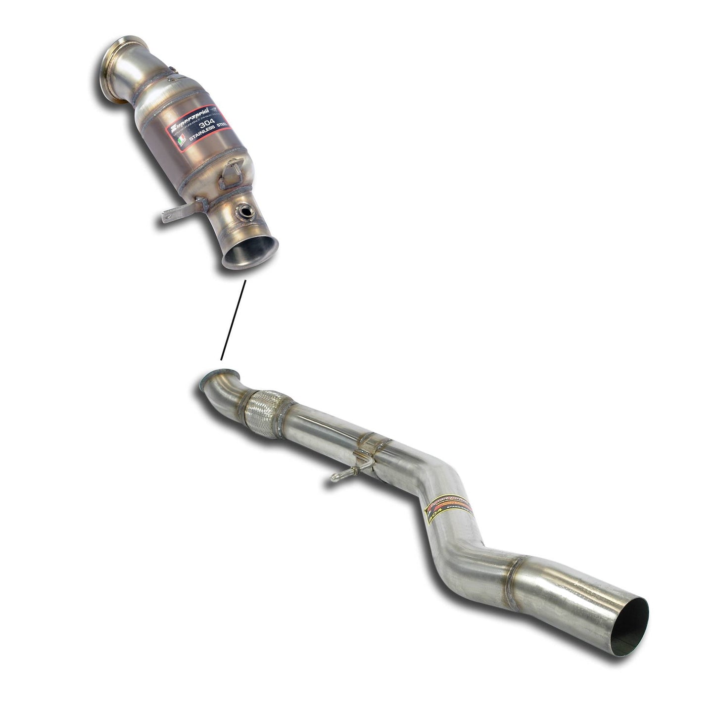 Supersprint BMW F87 M2 (N55) Sport Performance Pack For Oem Cat-Back / M Performance Kit-Exhaust-Silicon Valley Bimmer