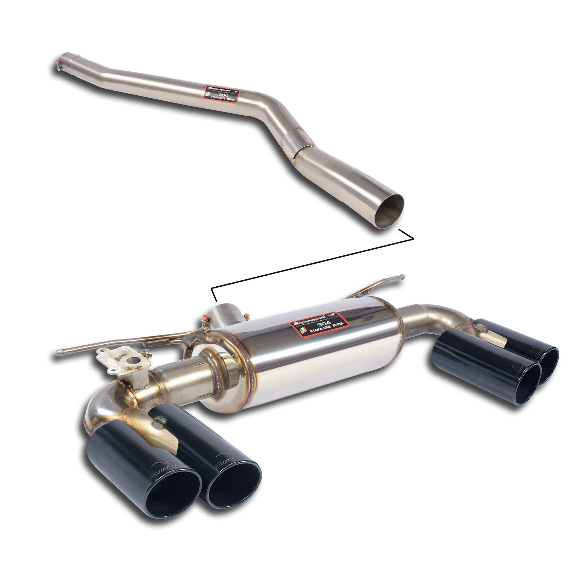 Supersprint BMW F87 M2 (N55) Sport & Sound Pack With Valve-Exhaust-Silicon Valley Bimmer