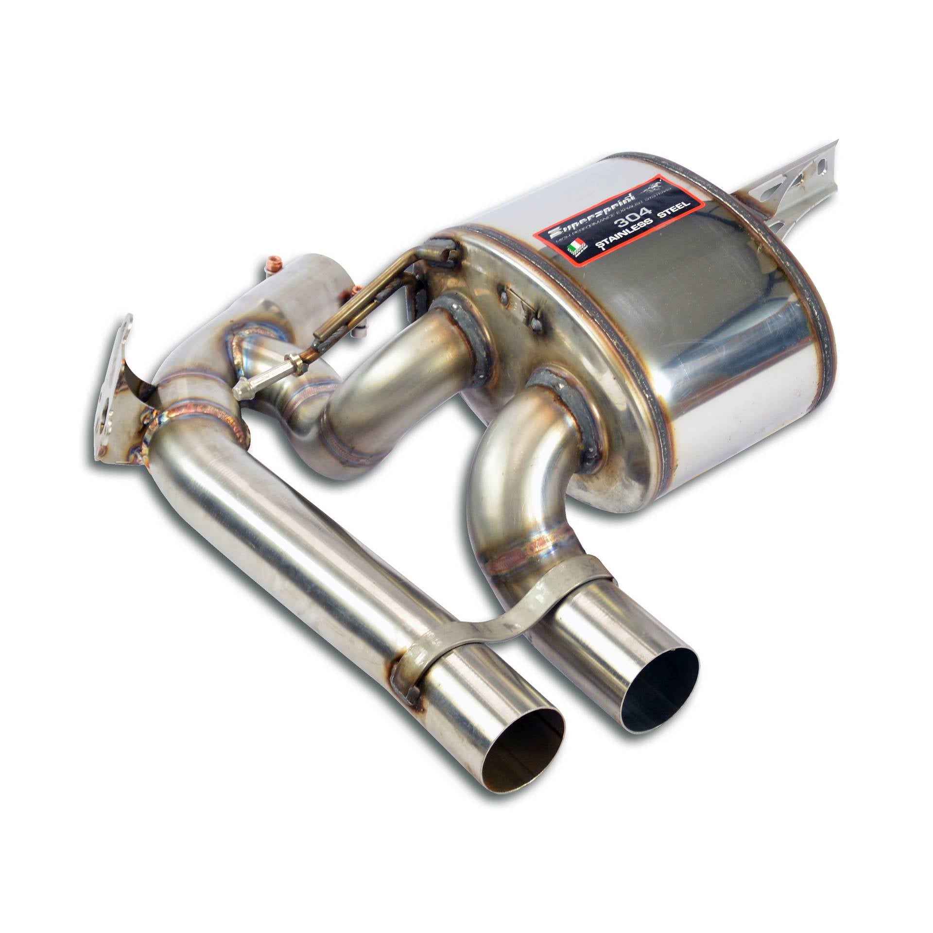 Supersprint BMW F87 M2C Dual Sound Rear Muffler Left With Flap-Exhaust-Silicon Valley Bimmer