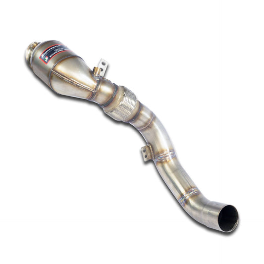 Supersprint BMW F90 M5 Turbo Downpipe Kit + Metallic Catalytic Converter Rightaccepts The Stock "Cat.-Back" System-Exhaust-Silicon Valley Bimmer