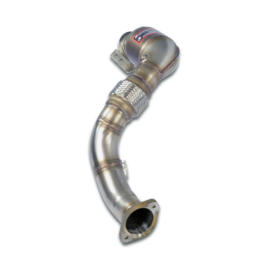 Supersprint BMW F90 M5 Turbo Downpipe Kit + Metallic Catalytic Left(Replaces Primary And Secondary Catalytics)Accepts The Stock Tertiary Catalytics-Exhaust-Silicon Valley Bimmer