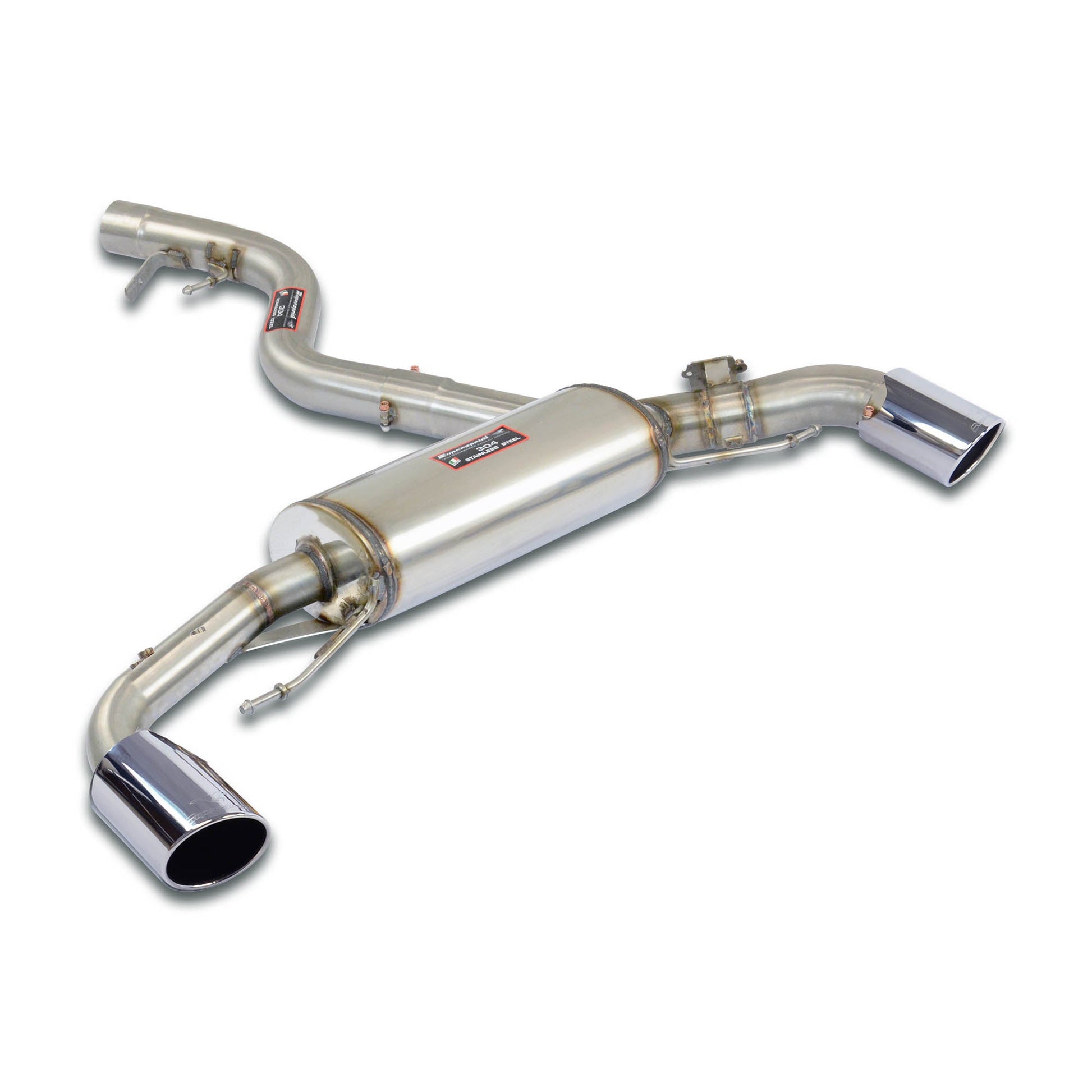Supersprint BMW G42 Serie Coupè 2022 -> Rear Exhaust Right O100 - Left O100 With Valve-Exhaust-Silicon Valley Bimmer