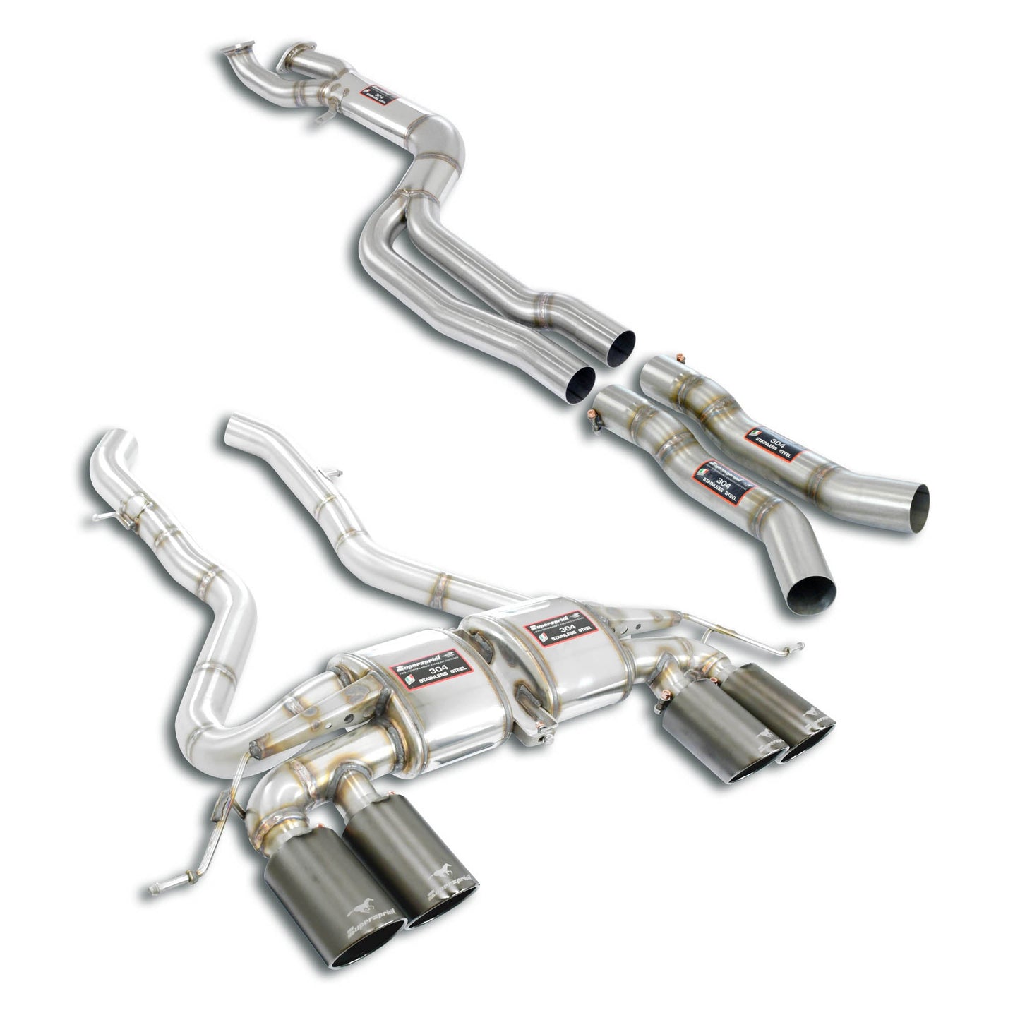 Supersprint BMW G87 M2 J-Pipe Race Package - complete-Exhaust-Silicon Valley Bimmer
