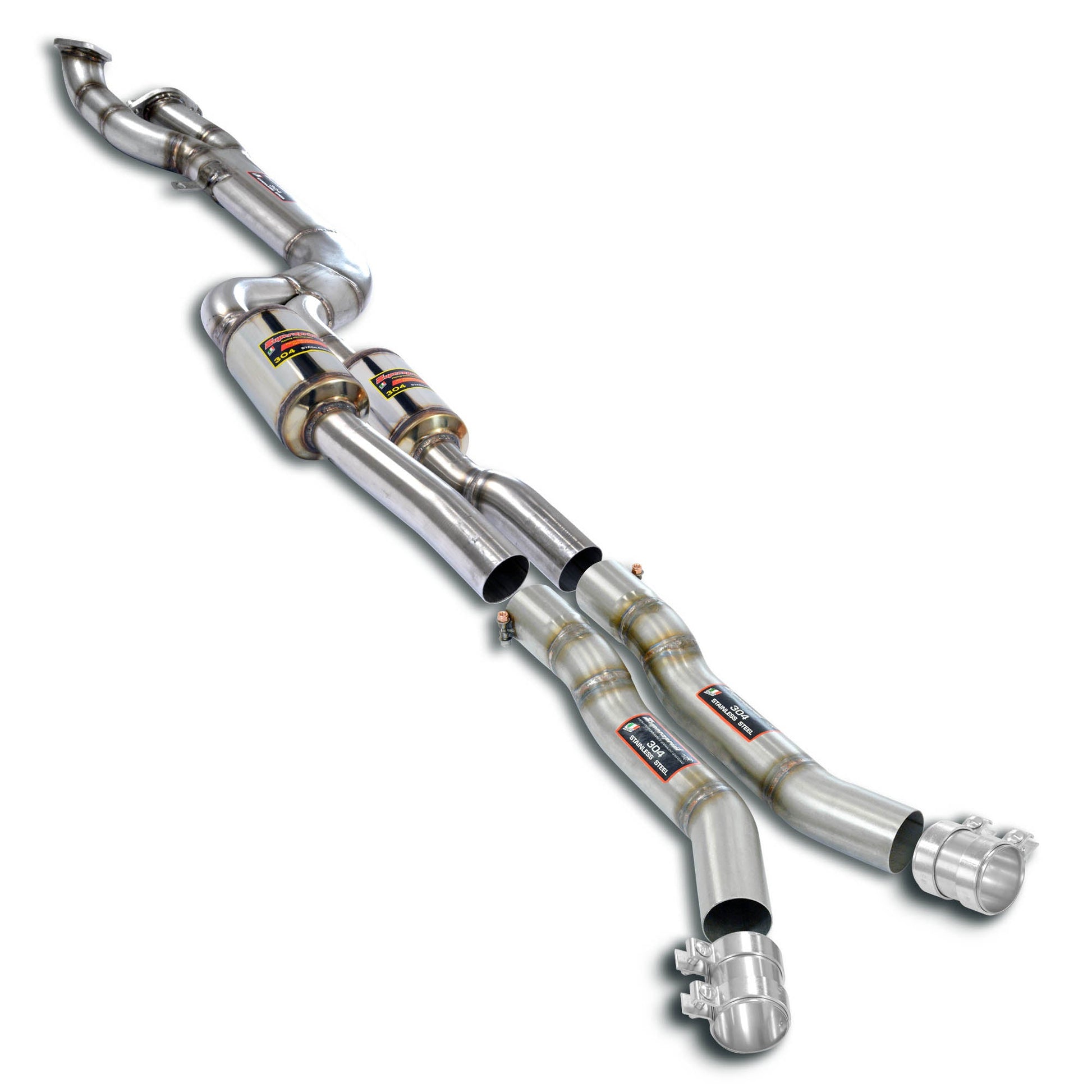 Supersprint BMW G87 M2 J-Pipe Touring Package Accepts the Std - Oem muffler-Exhaust-Silicon Valley Bimmer
