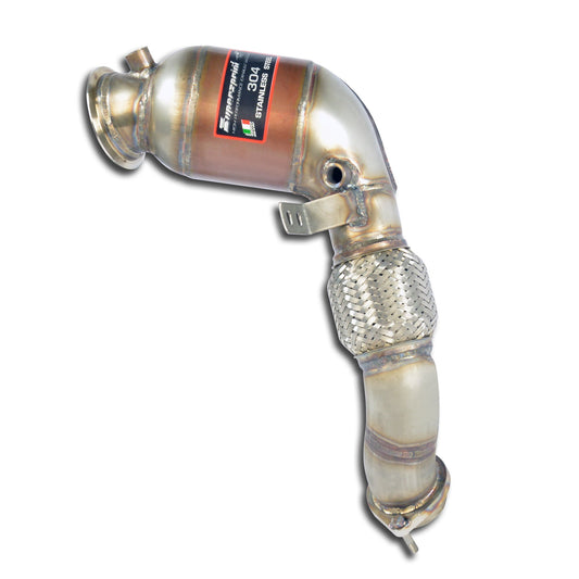 Supersprint BMW G90 / G99 M5 Turbo Downpipe + Metallic Catalytic - Left Upper-Exhaust-Silicon Valley Bimmer