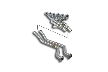 Supersprint E28 535i / E24 635i Stainless Exhaust Manifold + Connecting Pipe Set (LHD)-Exhaust-Silicon Valley Bimmer
