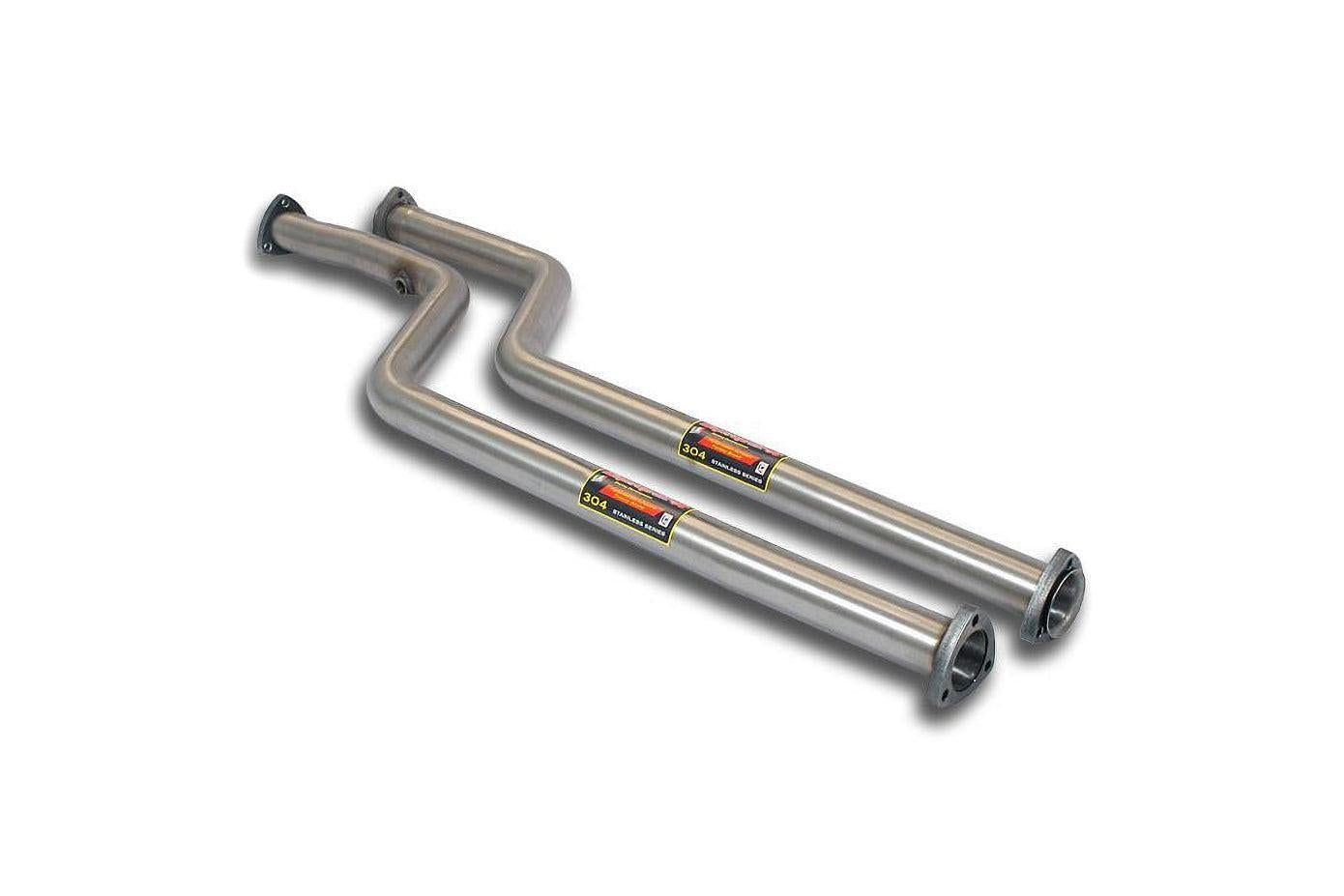 Supersprint E28 M5 / E24 M6 (S38) Stainless Front Center Pipe Set - Unresonated-Exhaust-Silicon Valley Bimmer