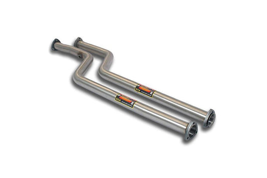 Supersprint E28 M5 / E24 M6 (S38) Stainless Front Center Pipe Set - Unresonated-Exhaust-Silicon Valley Bimmer