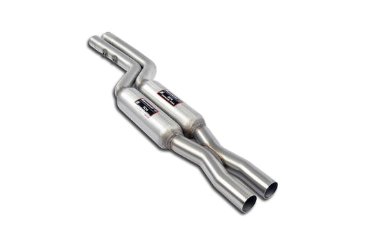 Supersprint E30 3-Series (M5X / S5X Engine Swap) Stainless Center Pipe - Resonated-Exhaust-Silicon Valley Bimmer