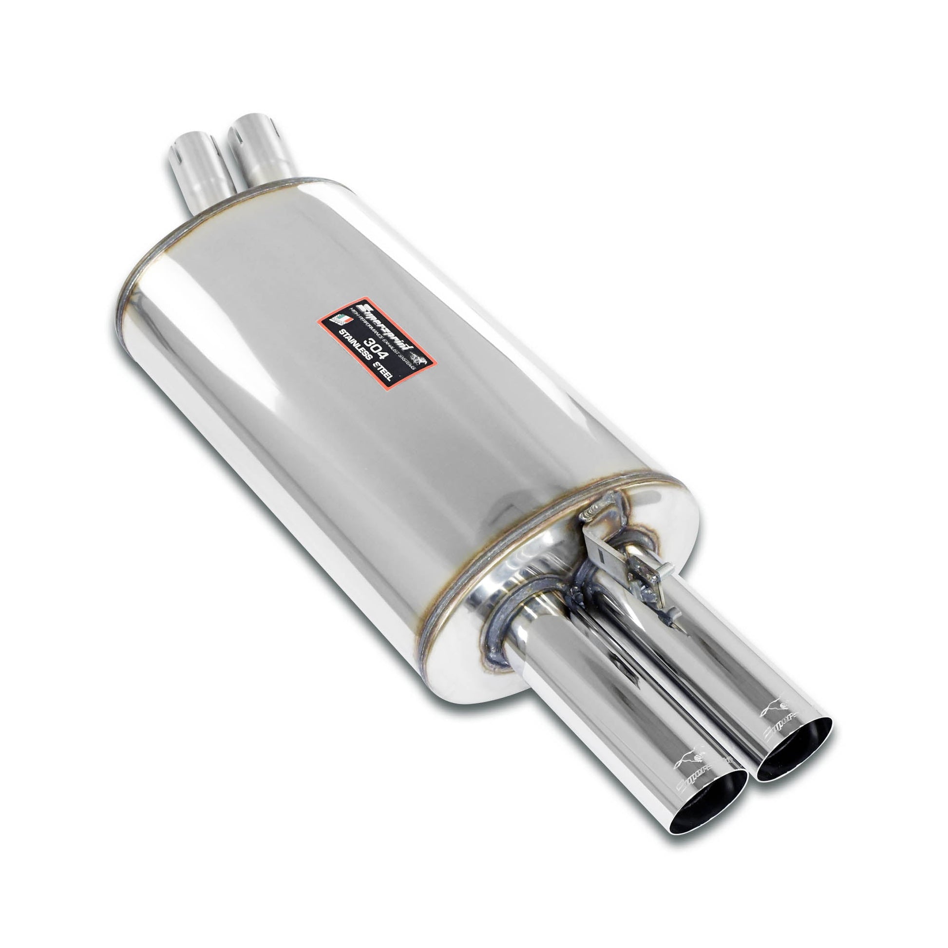 Supersprint E30 Rear Muffler for S54 / Euro S50 / S52 Conversion-Exhaust-Silicon Valley Bimmer