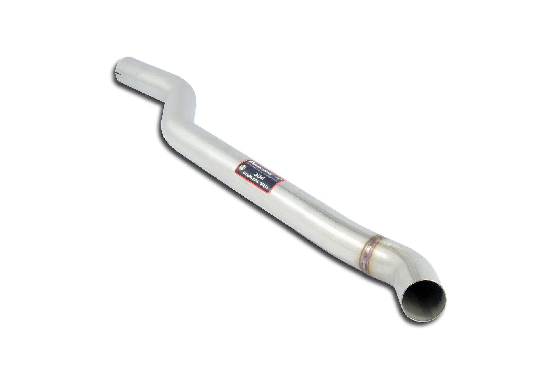 Supersprint E39 525i / 528i / 530i Stainless Center Pipe - Non-Resonated-Exhaust-Silicon Valley Bimmer