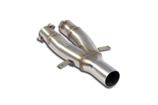Supersprint E39 540i Stainless Front Connecting Pipe Set-Exhaust-Silicon Valley Bimmer