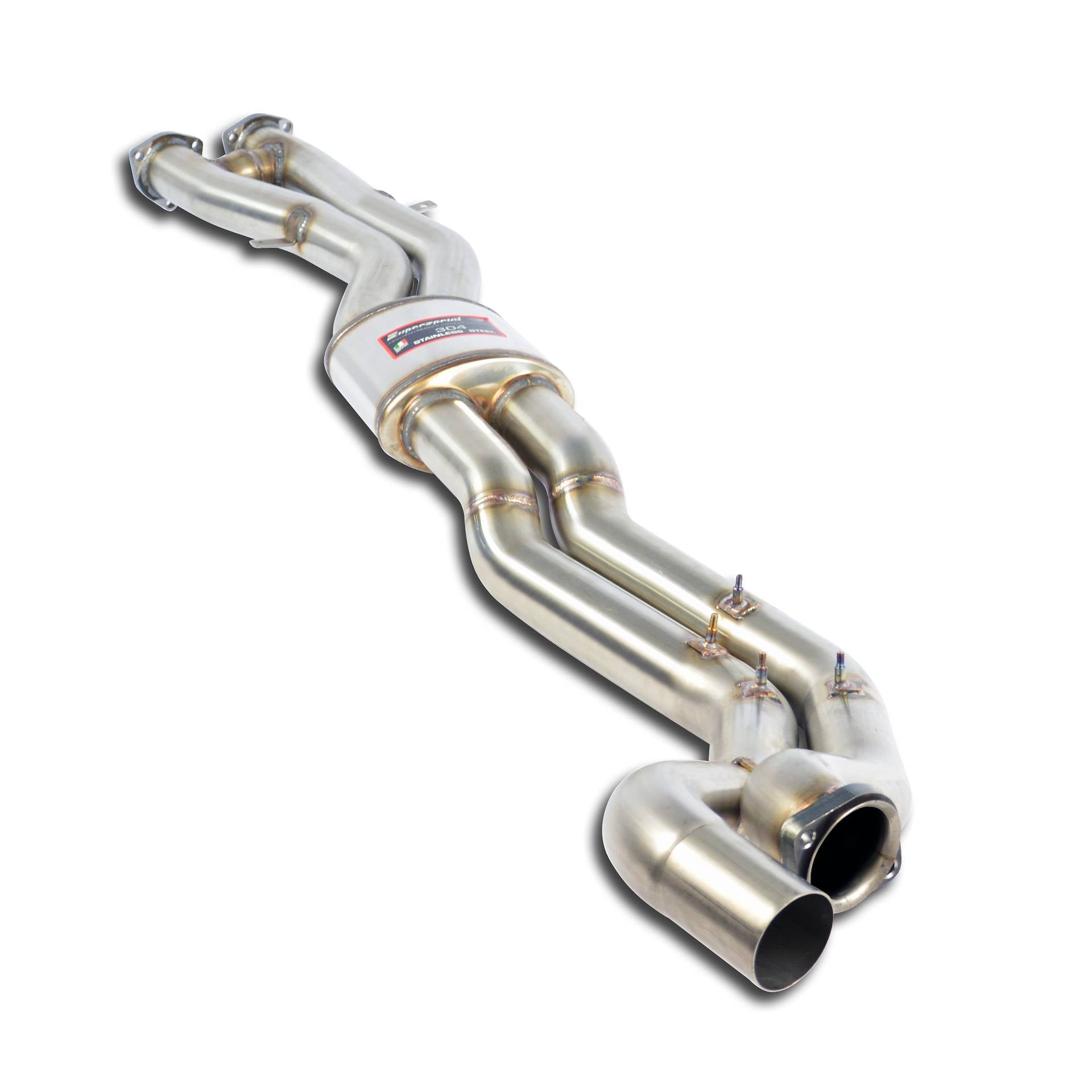 Supersprint E46 M3 Stainless Center H-Pipe - Resonated-Exhaust-Silicon Valley Bimmer