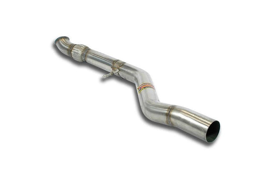 Supersprint F22 / F3X / F87 N55 Stainless Front Center Pipe - Non-Resonated-Exhaust-Silicon Valley Bimmer