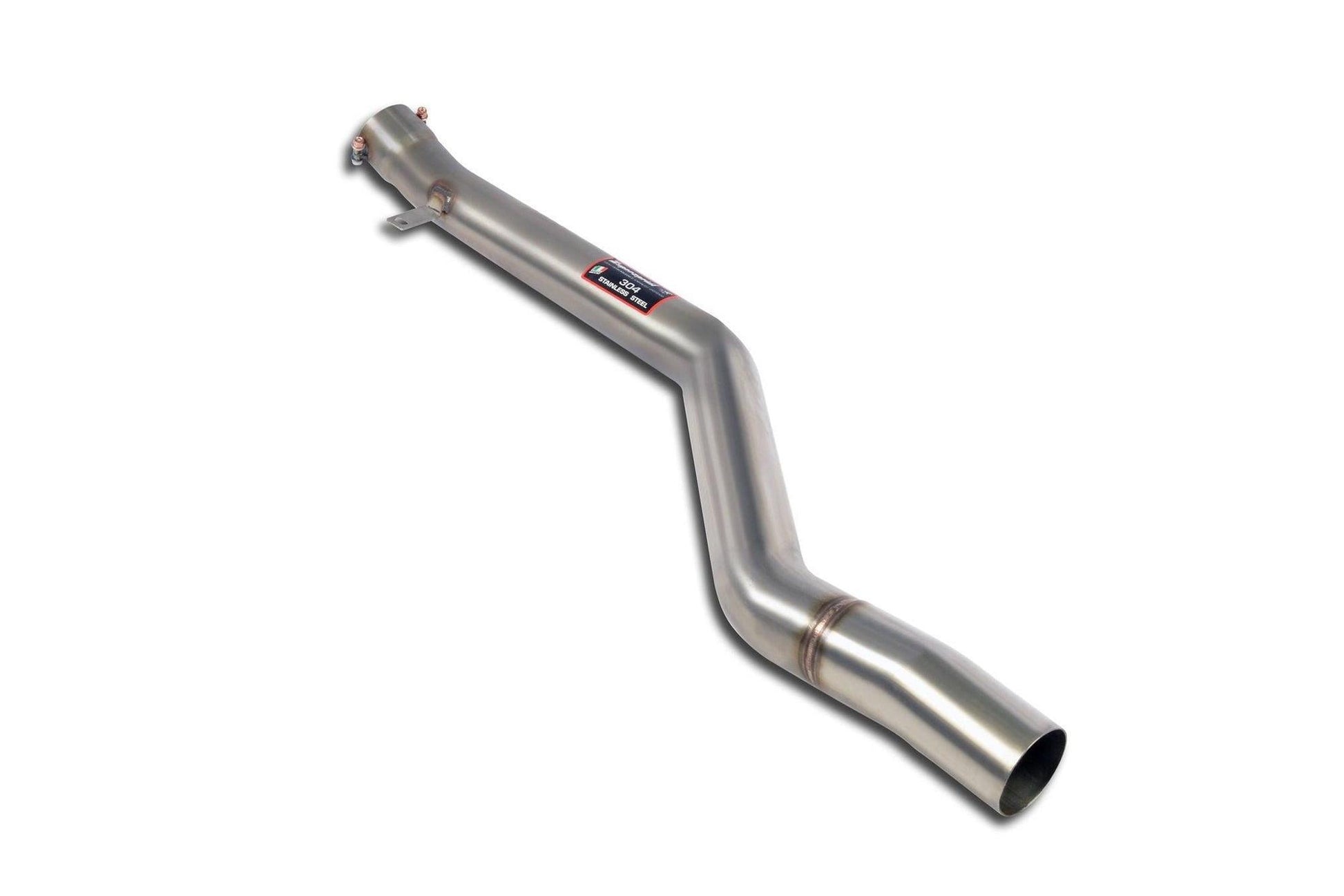 Supersprint F30 330i (B48) Stainless Front Center Pipe - Non-Resonated-Exhaust-Silicon Valley Bimmer