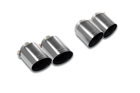 Supersprint G90 / F90 M5 Race Gun Metal Grey Exhaust Tip Set-Exhaust-Silicon Valley Bimmer