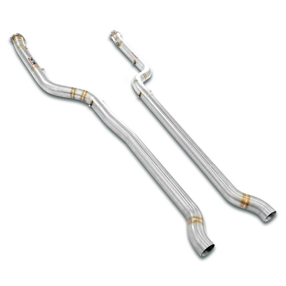 Supersprint G90 / G99 M5 Front Center Exhaust Pipe Set - Non-Resonated-Exhaust-Silicon Valley Bimmer