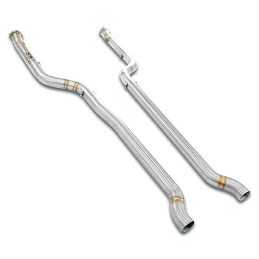 Supersprint G90 / G99 M5 Front Center Exhaust Pipe Set - Non-Resonated-Exhaust-Silicon Valley Bimmer