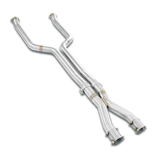 Supersprint G90 / G99 M5 Front Center Exhaust X-Pipe Set - Non-Resonated U.S. Models-Exhaust-Silicon Valley Bimmer