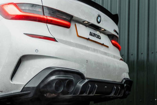 TRE G42 / G2X 3 / 4 Series Cerakote Black Exhaust Tip Set-Exhaust-Silicon Valley Bimmer