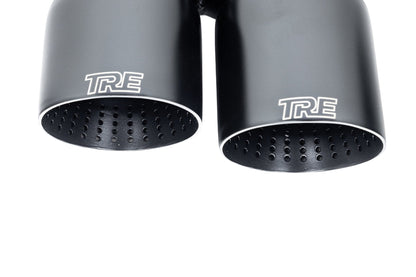 TRE G42 / G2X 3 / 4 Series Cerakote Black Exhaust Tip Set-Exhaust-Silicon Valley Bimmer