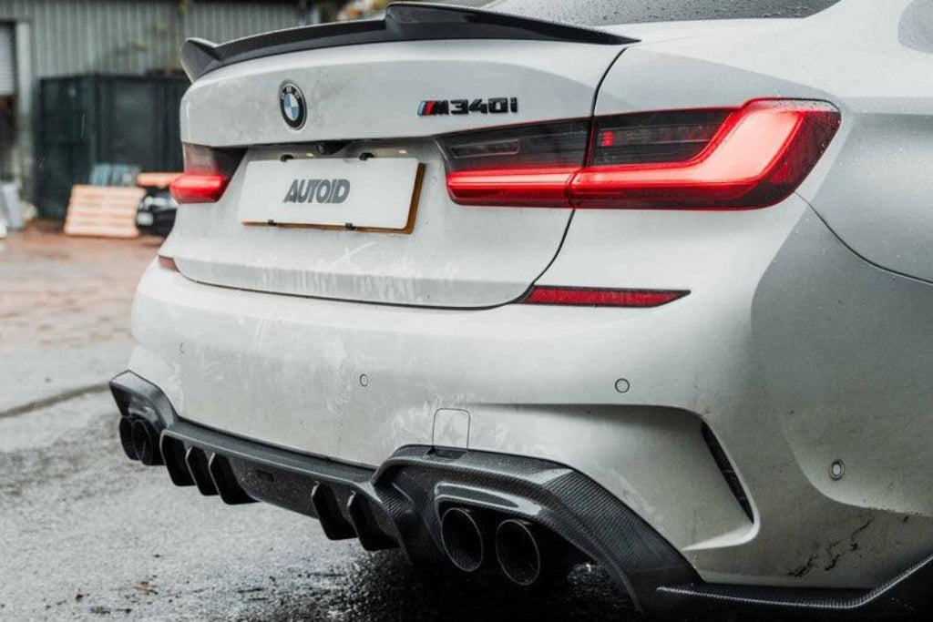 TRE G42 / G2X 3 / 4 Series Cerakote Black Exhaust Tip Set-Exhaust-Silicon Valley Bimmer