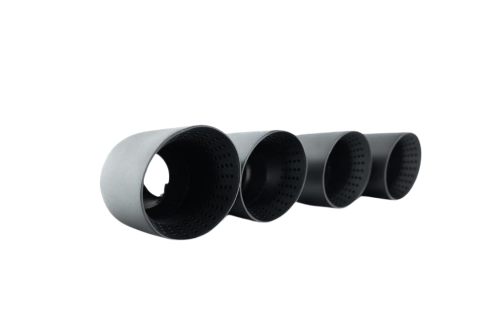 TRE G42 / G2X 3 / 4 Series Cerakote Black Exhaust Tip Set-Exhaust-Silicon Valley Bimmer