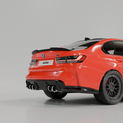 TRE G80 M3 Carbon Fiber PR-1 Rear Trunk Spoiler-Exterior-Silicon Valley Bimmer