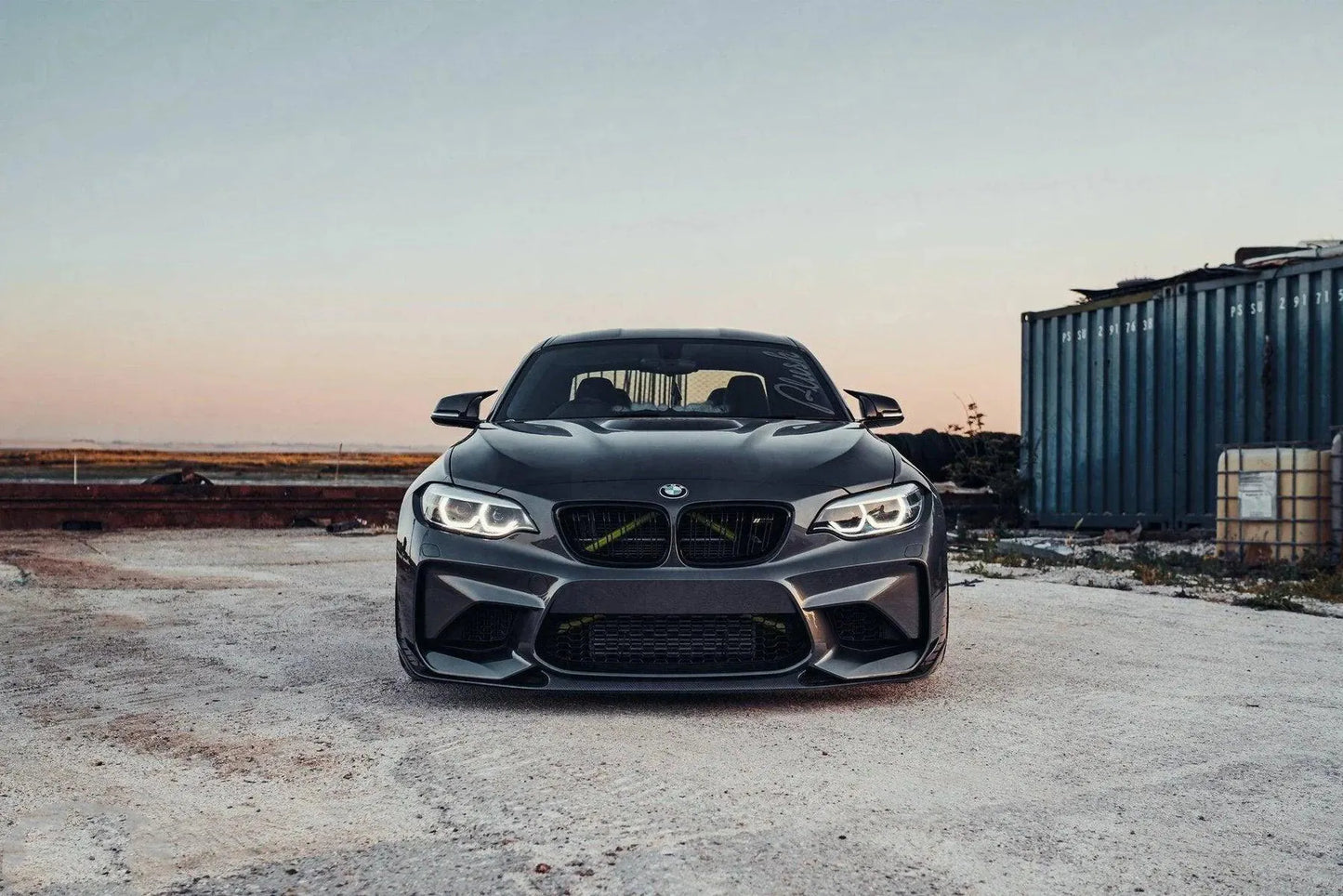 TRE BMW M2 OG F87 Pre-Preg Carbon Fiber Front Splitter (2015-2018)-Exterior-Silicon Valley Bimmer