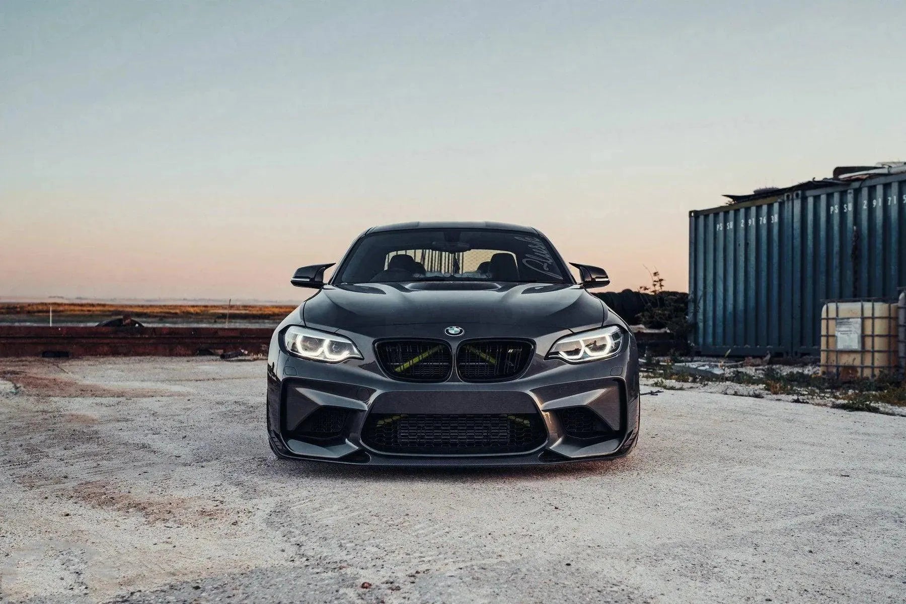 TRE BMW M2 OG F87 Pre-Preg Carbon Fiber Front Splitter (2015-2018)-Exterior-Silicon Valley Bimmer