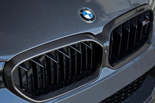 TRE G30 5-Series / F90 M5 LCI Pre-Preg Carbon Fiber Grille Surround-Exterior-Silicon Valley Bimmer