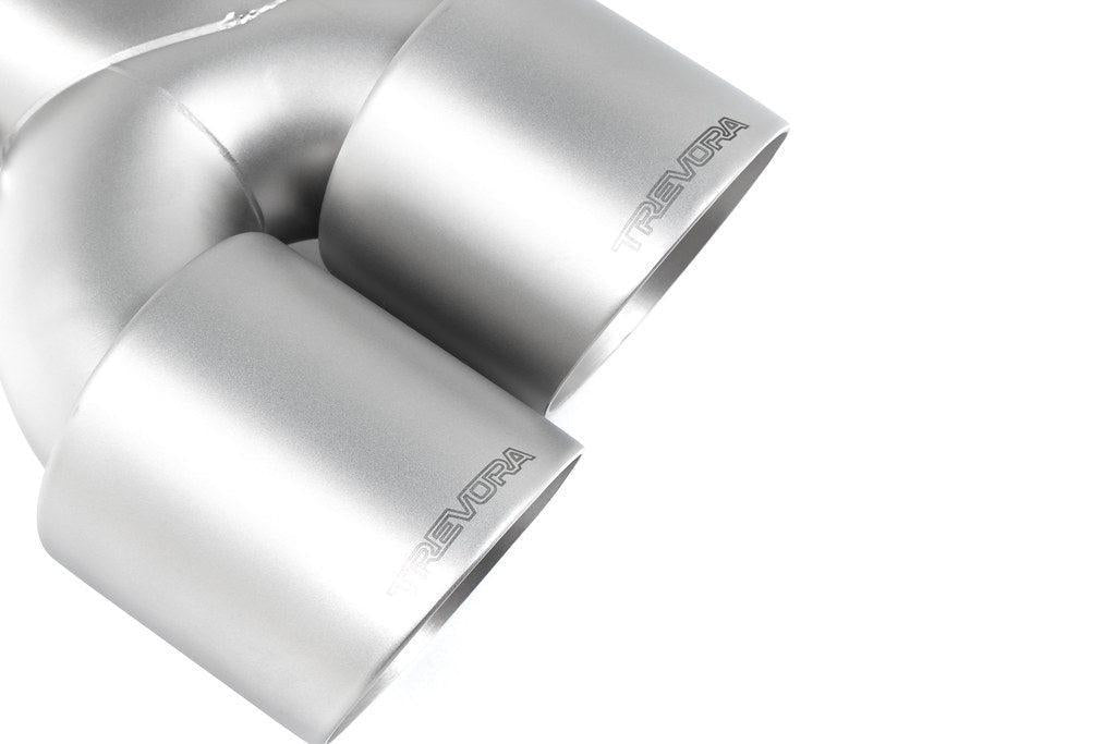TREVORA G42 / G2X 3 / 4 Series Cerakote Black Exhaust Tip Set-Exhaust-Silicon Valley Bimmer