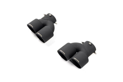 TREVORA G42 / G2X 3 / 4 Series Cerakote Black Exhaust Tip Set-Exhaust-Silicon Valley Bimmer