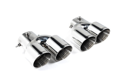 TREVORA G42 / G2X 3 / 4 Series Cerakote Black Exhaust Tip Set-Exhaust-Silicon Valley Bimmer