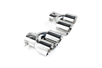 TREVORA G42 / G2X 3 / 4 Series Cerakote Black Exhaust Tip Set-Exhaust-Silicon Valley Bimmer