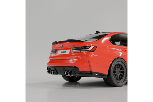TRE G80 M3 Carbon Fiber PR-1 Rear Trunk Spoiler-Exterior-Silicon Valley Bimmer