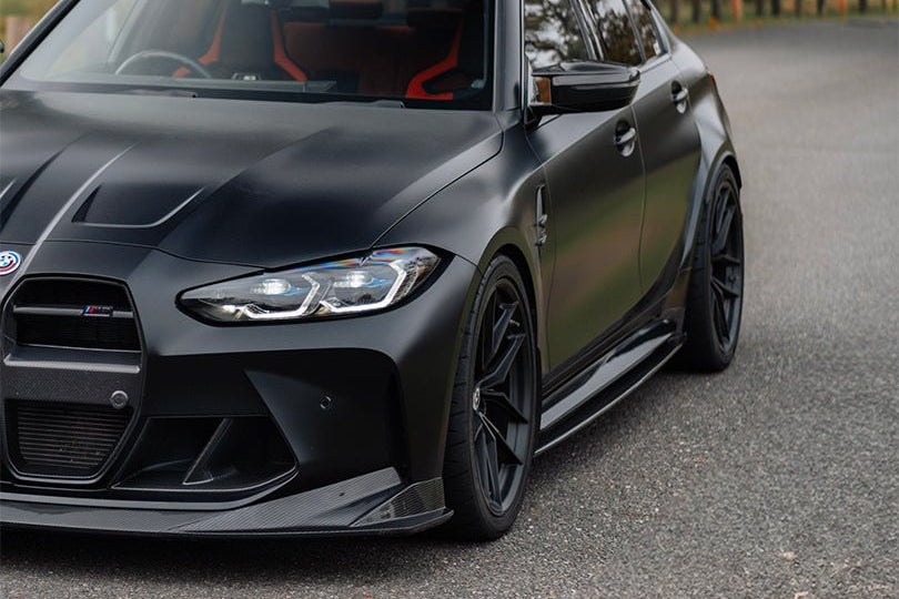 TRE G80 M3 Pre-Preg Carbon Fiber PR-1 Side Skirts-Exterior-Silicon Valley Bimmer