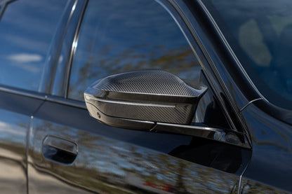 TRE G90 M5 / G60 i5 M60 Carbon Mirror Cover Set-Exterior-Silicon Valley Bimmer